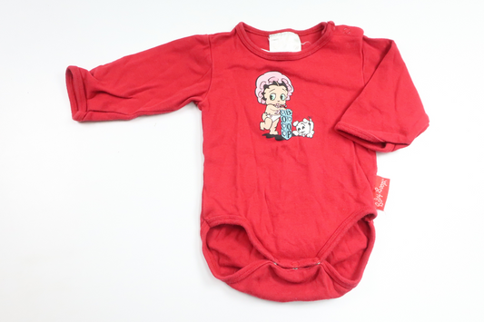 Baby-Boop-Body Betty Boop von Baby Boop – Größe 62/68 – Rot