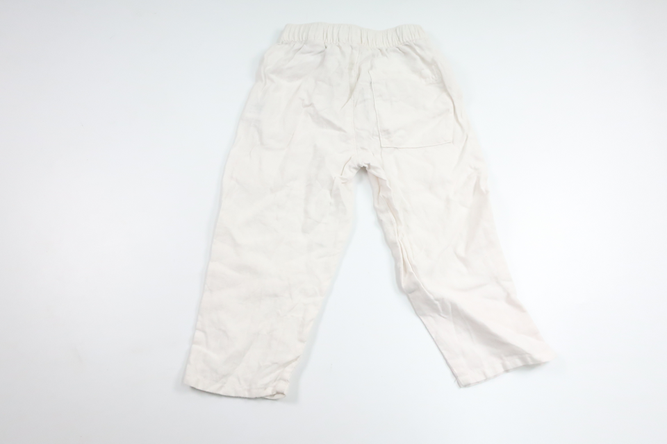 Hose aus 100 % Leinen von Zara – Größe 98 – Weiß