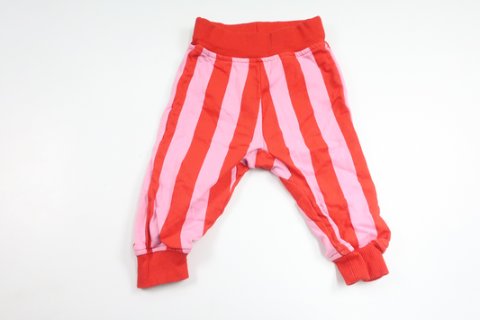 Gestreifte Hose von Lindex – Größe 68 – Rot