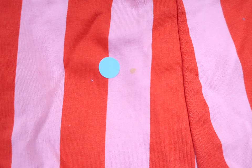 Gestreifte Hose von Lindex – Größe 68 – Rot