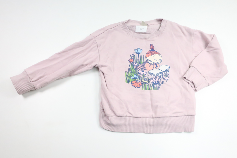 Sweatshirt mit Mumin-Motiv von Mumin by Lindex – Größe 104 – Lila