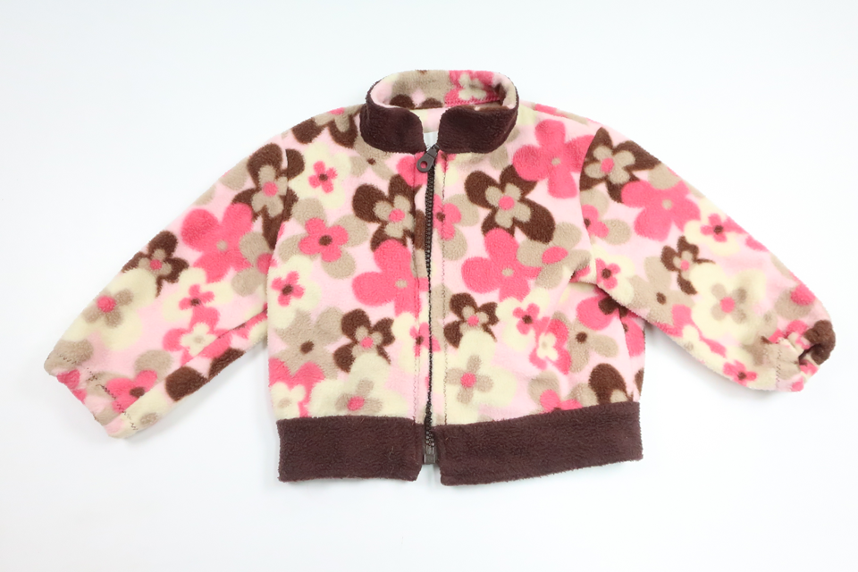 Fleece-Strickjacke von Hemsytt – Größe 68/74 – Mehrfarbig