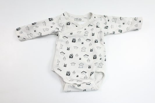 Wickelbody von Lindex – Größe 50 – Weiß