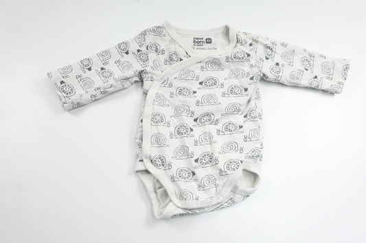 Wickelbody von Lindex – Größe 50 – Weiß