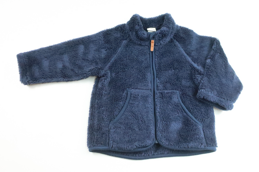 Fleecejacke von H&MM - Größe 74 - Marineblau