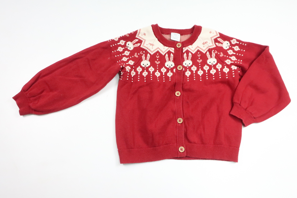 Strickjacke von Lindex – Größe 98/104 – Rot