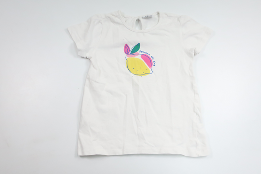 T-Shirt von Fagottino – Größe 98 – Weiß