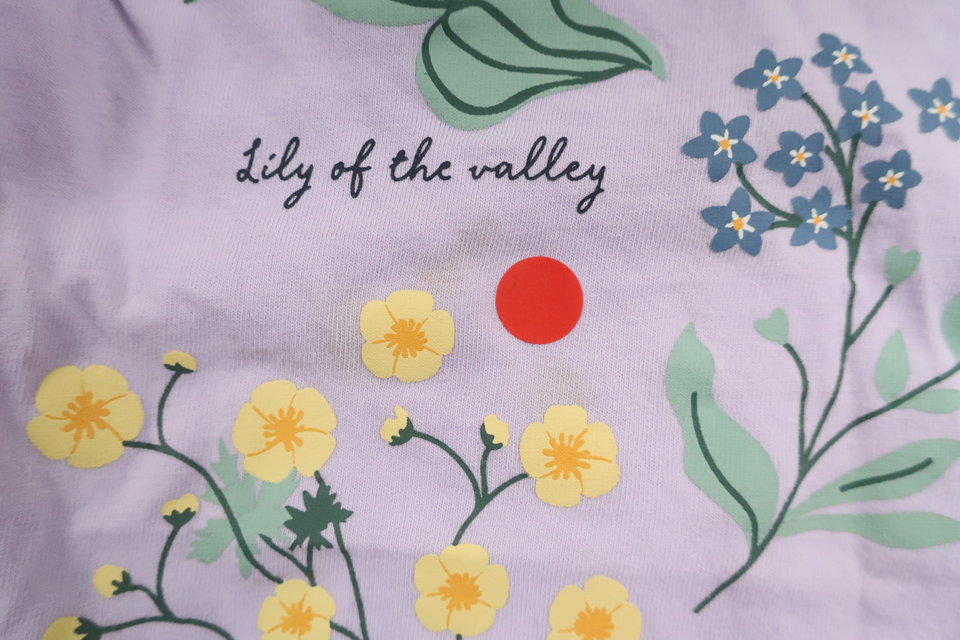 T-Shirt von Polarn o. Pyret – Größe 98 – Lila