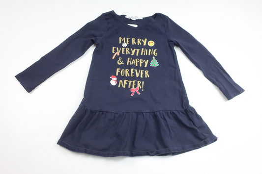 Kleid von H&MM - Größe 98/104 - Marineblau