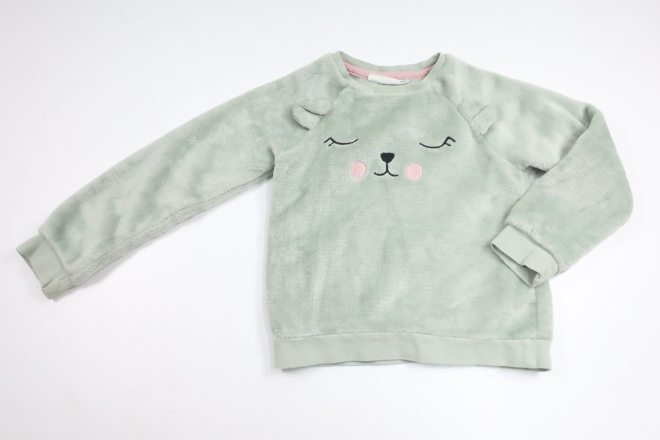 Fleece-Pullover von Kappahl – Größe 98/104 – Grün