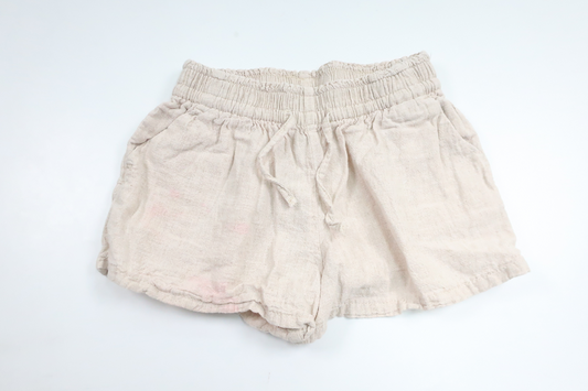 Shorts aus 55% Leinen von H&MM - Größe 104 - Beige