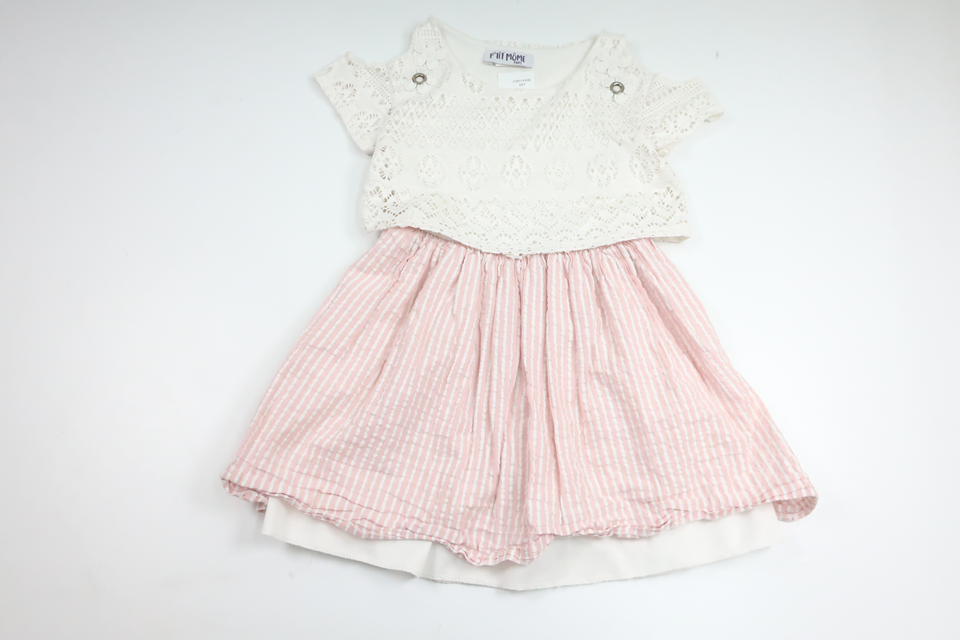 Kleid von P'tit Môme Paris - Größe 110/116 - Weiß