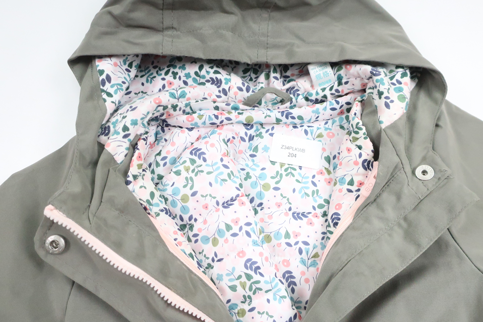 Jacke mit herausnehmbarem Futter von Obaïbi – Größe 80 – Grün