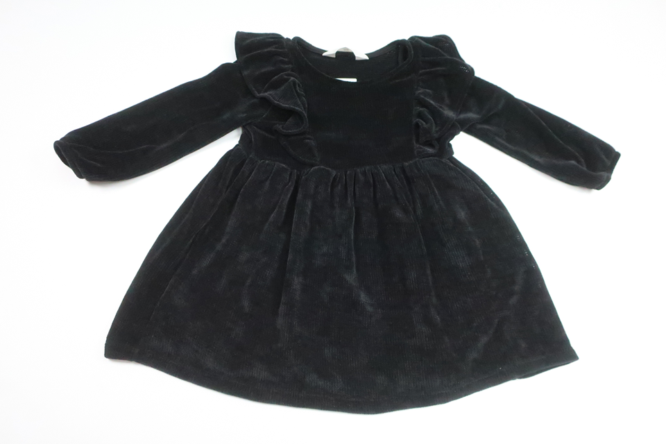 Knitted dress from H&amp;M - Size 98/104 - Black