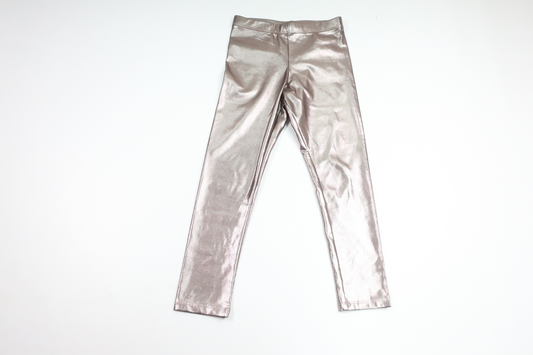 Metalliserade byxor från H&M - Storlek 110 - Beige