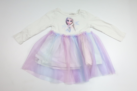 H&M Frozen dress - Size 92 - White