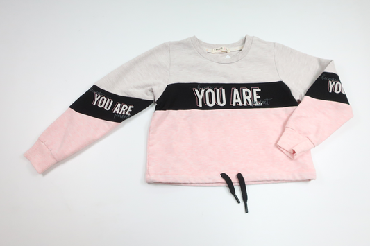 Sweatshirt från Breeze Girls - Storlek 110 - Rosa