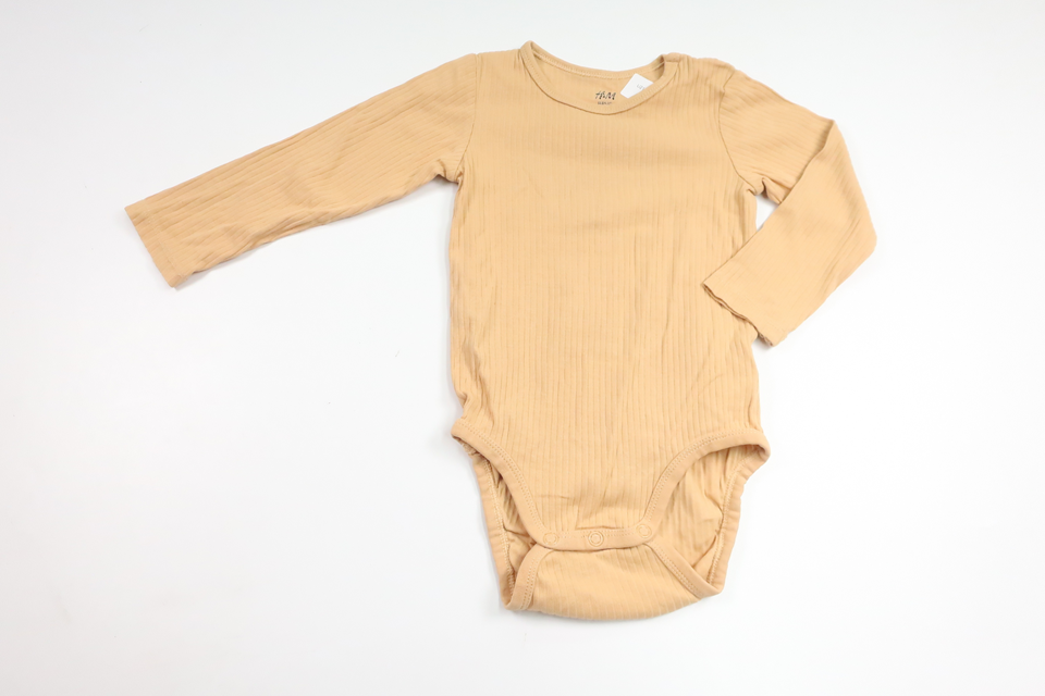 Ribbed body from H&M - Size 80 - Yellow