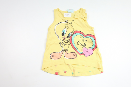 Looney Tunes Dress - Size 62/68 - Yellow