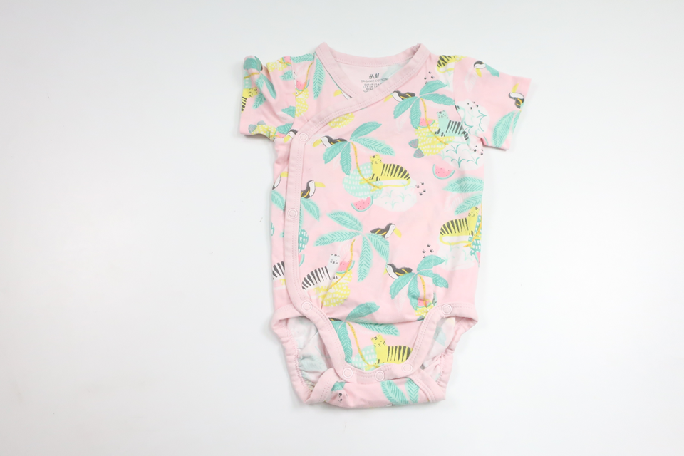 Wrap bodysuit from H&M - Size 68 - Pink