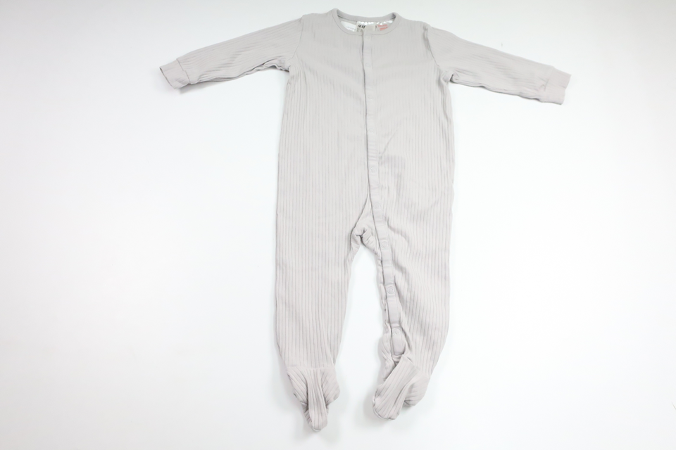 Ribbed pajamas from H&M - Size 80 - Gray
