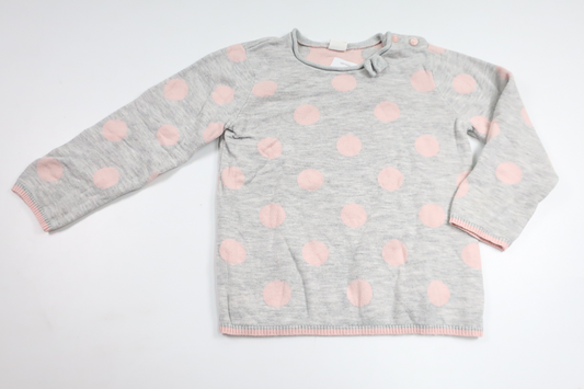 Knitted sweater from H&M - Size 98 - Gray