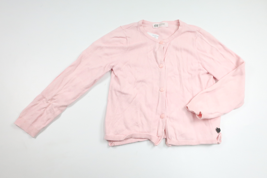 Knitted cardigan from H&M - Size 110/116 - Pink