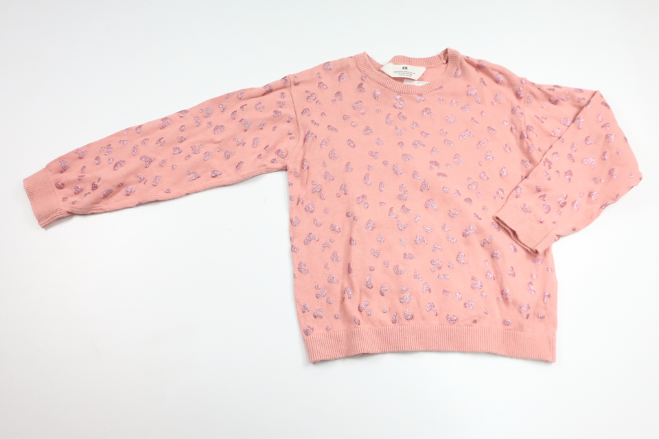Knitted jumper from H&M - Size 110/116 - Pink