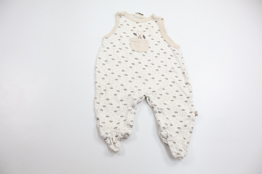 Jumpsuit från Basic U - Storlek 62 - Vit