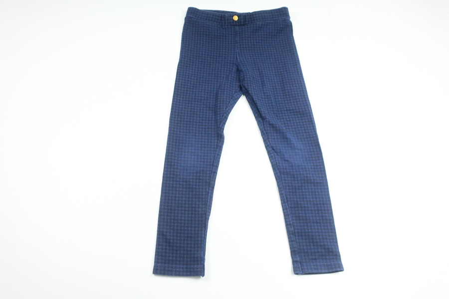 Checkered trousers from H&M - Size 116 - Navy blue