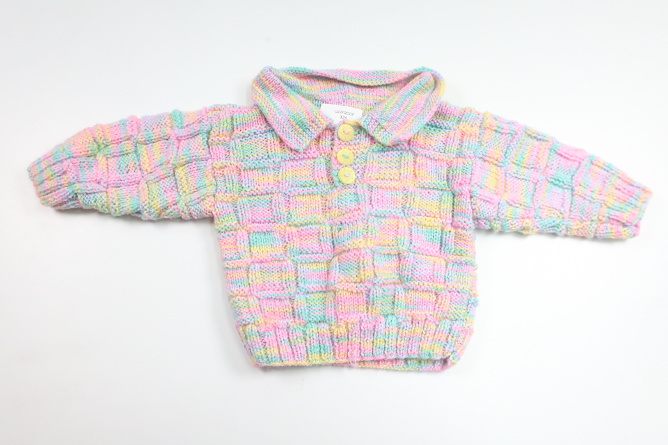 Knitted Sweater from Hemstickat - Size 56 - Multi