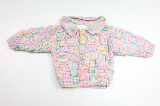 Knitted Sweater from Hemstickat - Size 56 - Multi