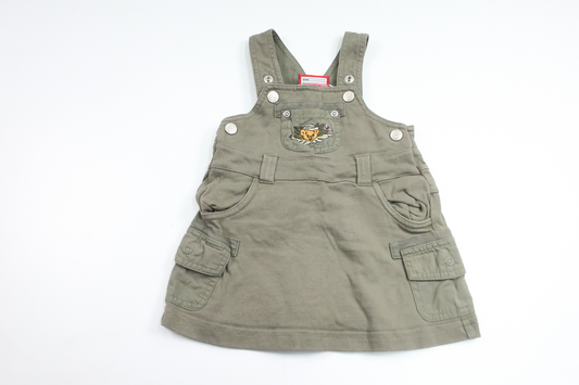 Dungaree dress from Bamse by Lindex - Size 74 - Green