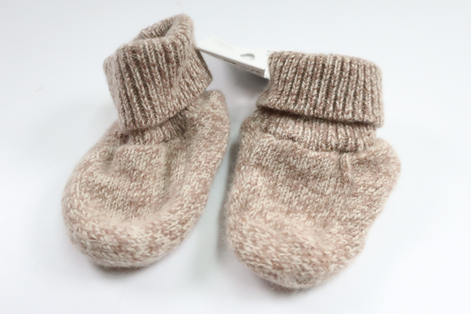 Tossor i 70% ull från Lindex - Storlek 62/68 - Beige