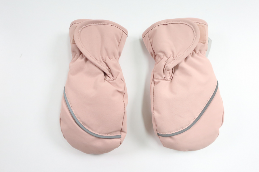 Fleece-lined mittens from H&M - Size 74/80 - Pink