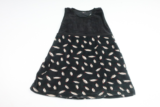 Fleece dress from Unknown - Size 86/92 - Black