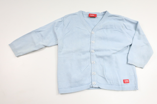 Knitted cardigan from Tjaba Tjena - Size 86/92 - Blue