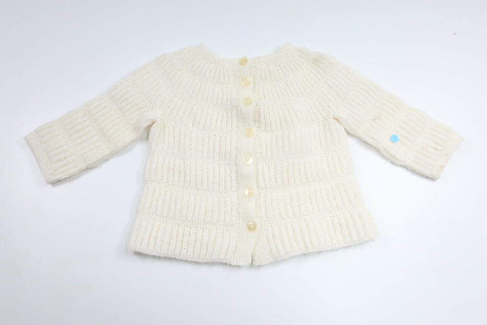 Knitted cardigan from Hemstickat - Size 86/92 - White