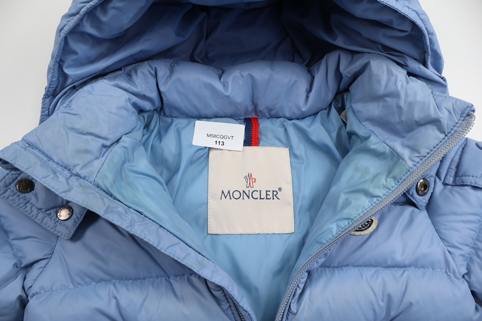 Vadderad jacka från Moncler - Storlek 74/80 - Blå
