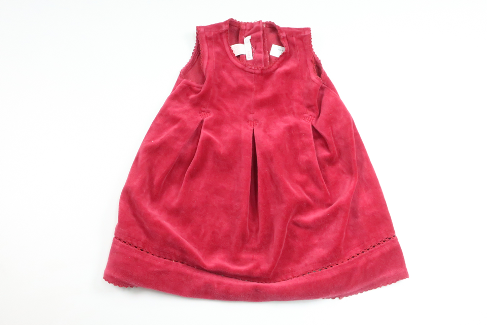 Dress in fleece from H&M - Size 74 - Red
