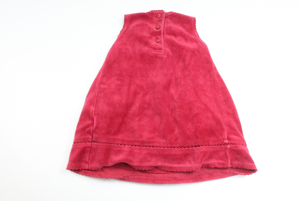 Dress in fleece from H&M - Size 74 - Red