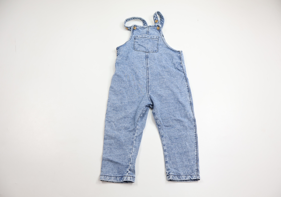 Hängselbyxor från Lindex - Storlek 80 - Denim