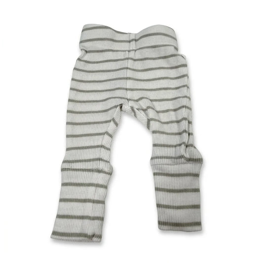 Randiga leggings - Vit