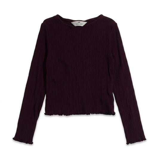 Tröja från H&M - Storlek 110/116 - Vinröd