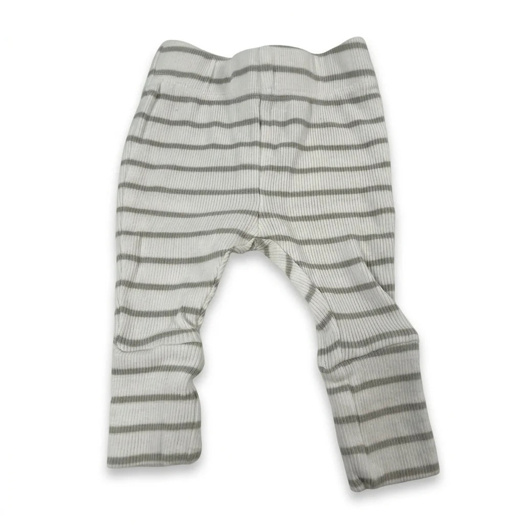 Randiga leggings från Tiny One - Storlek 44 - Vit