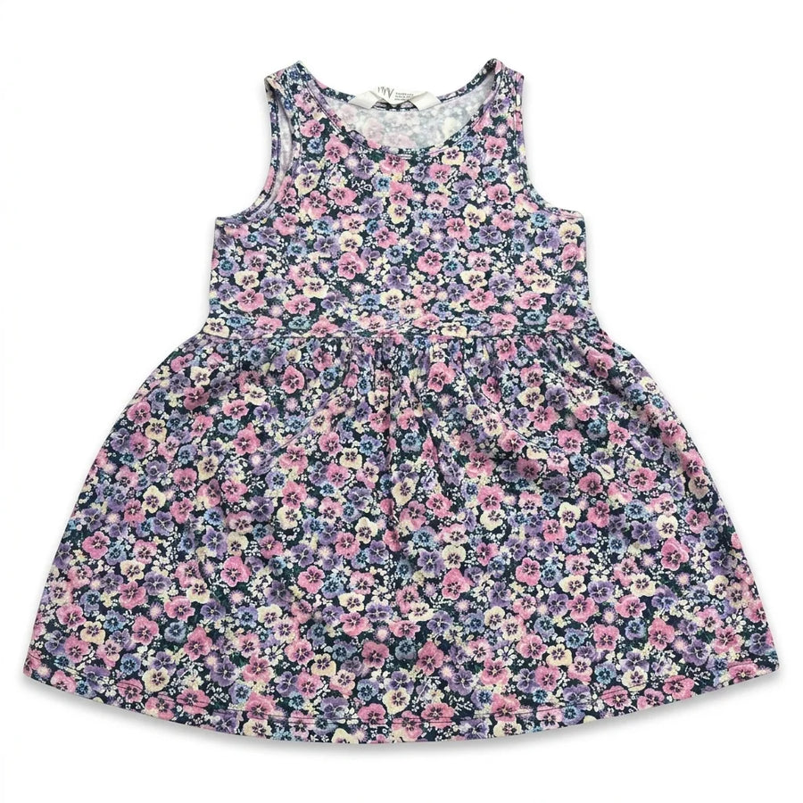 Floral dress from H&M - Size 92 - Off-white