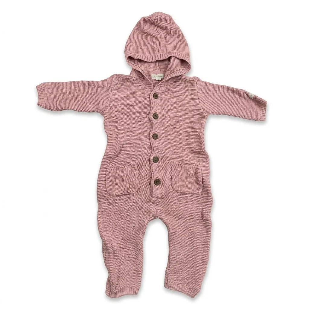 Onesie från Newbie - Storlek 68 - Rosa