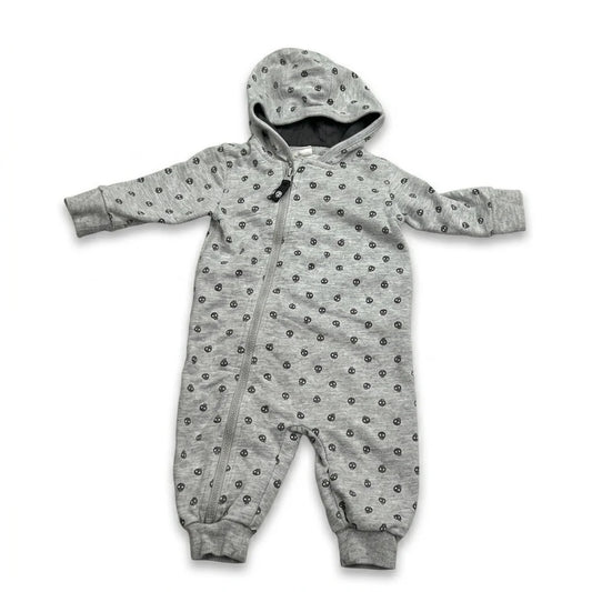 Patterned jumpsuit from Lindex - Size 62 - Grey