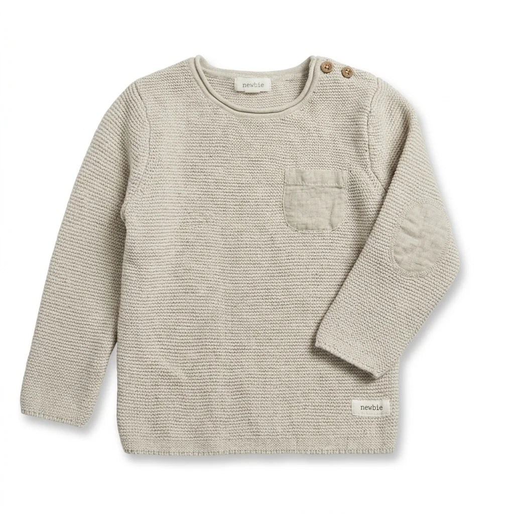 Tröja från Newbie - Storlek 86 - Beige