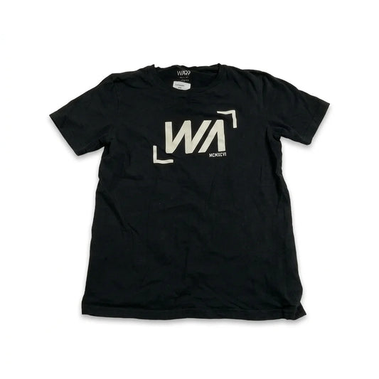 Mönstrad t-shirt från Warp - Storlek 146/152 - Svart